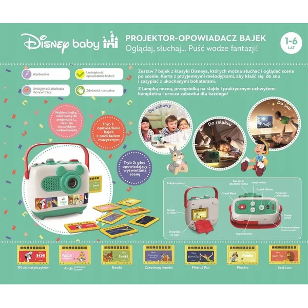 Clementoni - Projektor opowiadacz bajek 50856 - zdjęcie 8