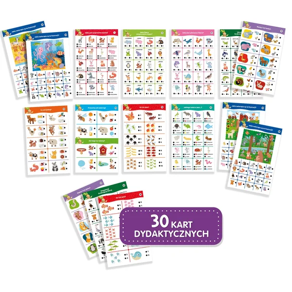 Lisciani - 500 pytań Zwierzęta Carotina (544199) - zdjęcie 2