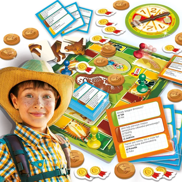 Lisciani - Quiz Dinozaury i człowiek pierwotny (364803) - zdjęcie 2