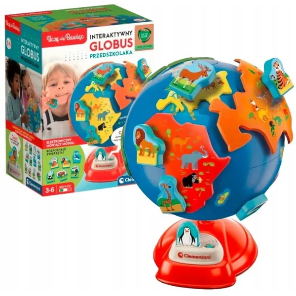 Clementoni - Interaktywny globus przedszkolaka (50757) - zdjęcie 2