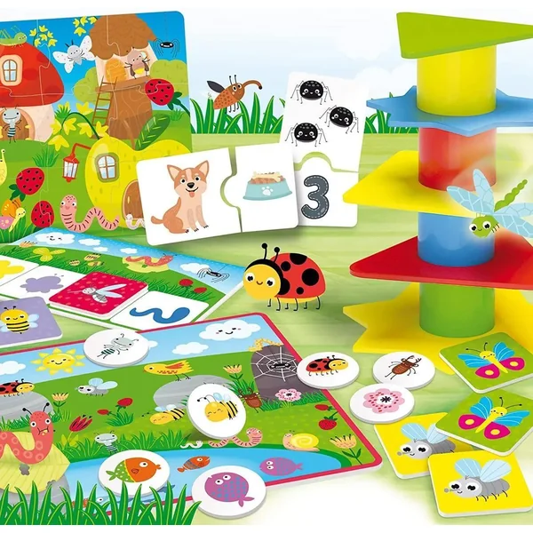 Lisciani - Carotina Baby Kolekcja gier edukacyjnych (304-80243) - zdjęcie 2