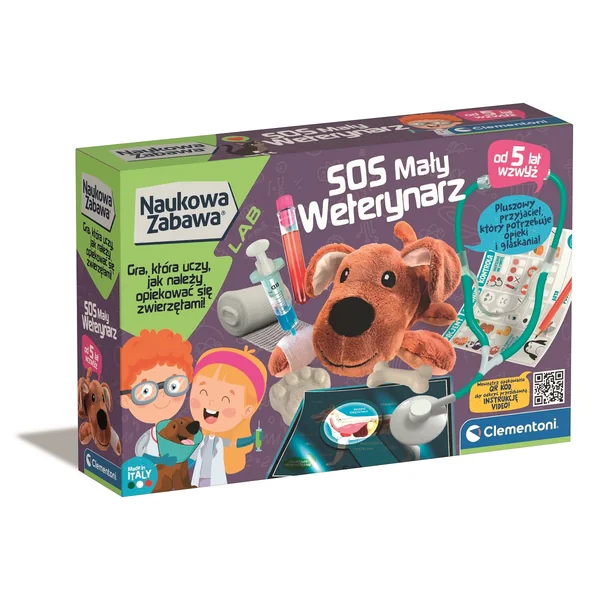 Clementoni - Gra SOS Mały Weterynarz (50712)