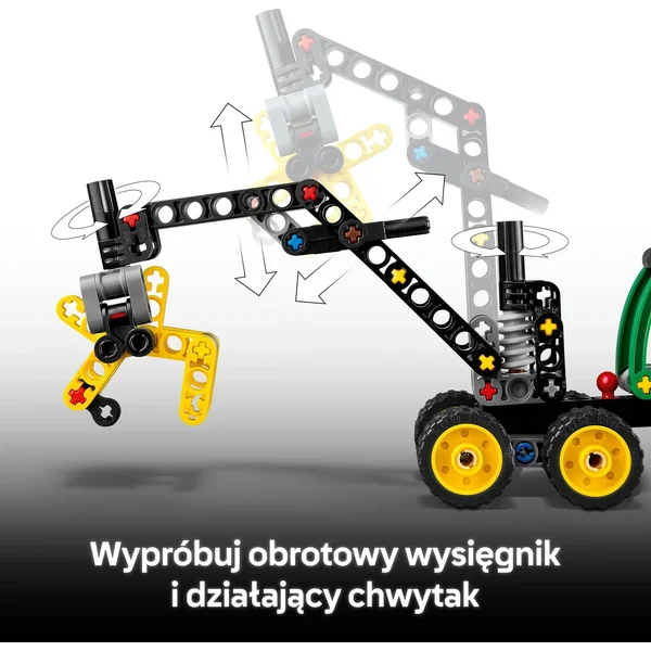 LEGO - Technic Harwester kołowy John Deere 1470H (42218) - zdjęcie 6