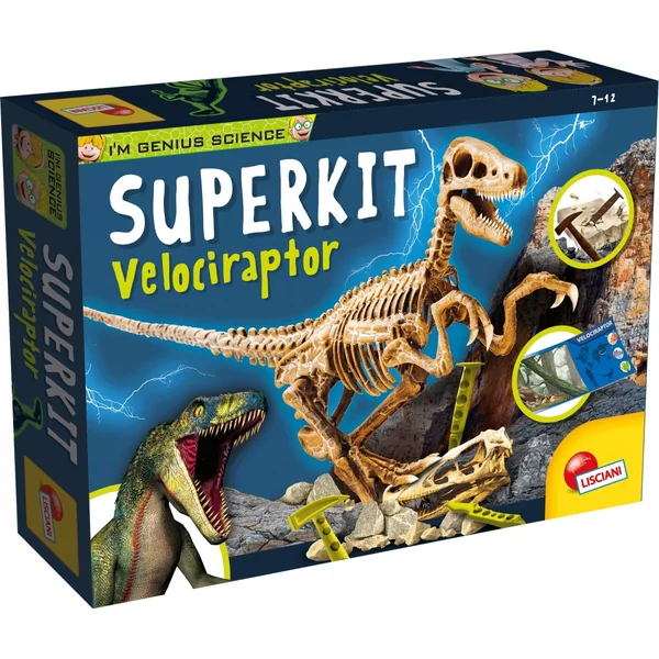 Lisciani - Mały Geniusz - Superkit Velociraptor (411126)