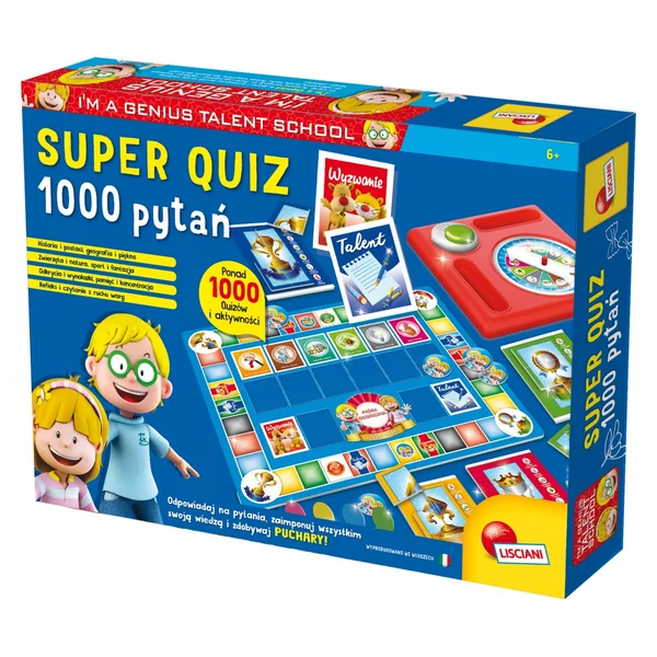 Lisciani - Mały Geniusz - Super Quiz 1000 pytań (411122)