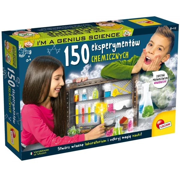 Lisciani - Mały Geniusz - 150 eksperymentów chemicznych (304Pl66377)
