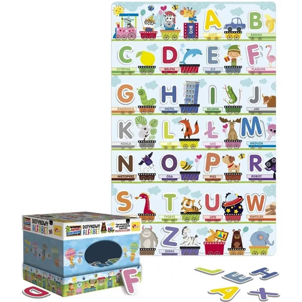 Lisciani - Montessori Dotykowy alfabet (421555) - zdjęcie 2