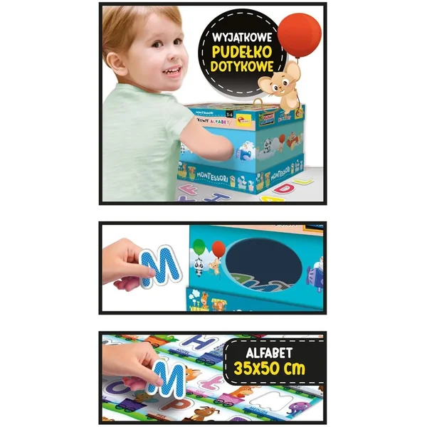 Lisciani - Montessori Dotykowy alfabet (421555) - zdjęcie 3