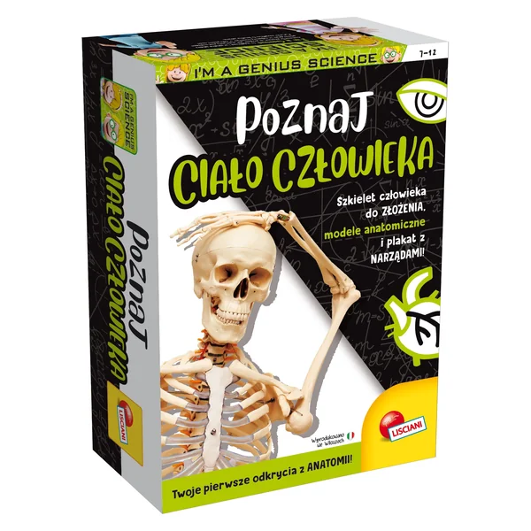 Lisciani - Mały Geniusz - Poznaj ciało człowieka (548821)