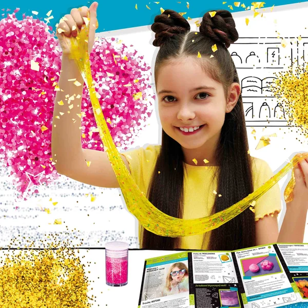 Lisciani - Mały Geniusz - Eksperymenty z brokatem (548814) - zdjęcie 2