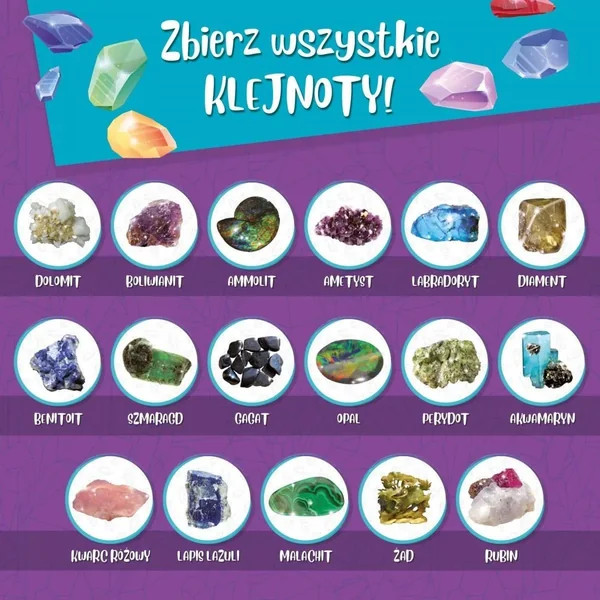 Lisciani - Mały Geniusz - Poznaj minerały z całego świata (Pl10020) - zdjęcie 4