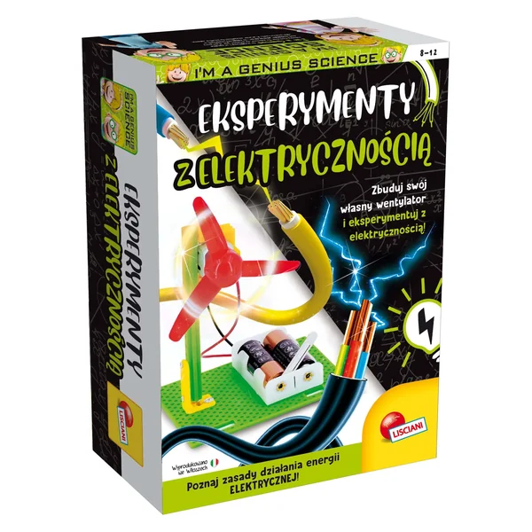 Lisciani - Mały Geniusz - Eksperymenty z elektrycznością (555251)