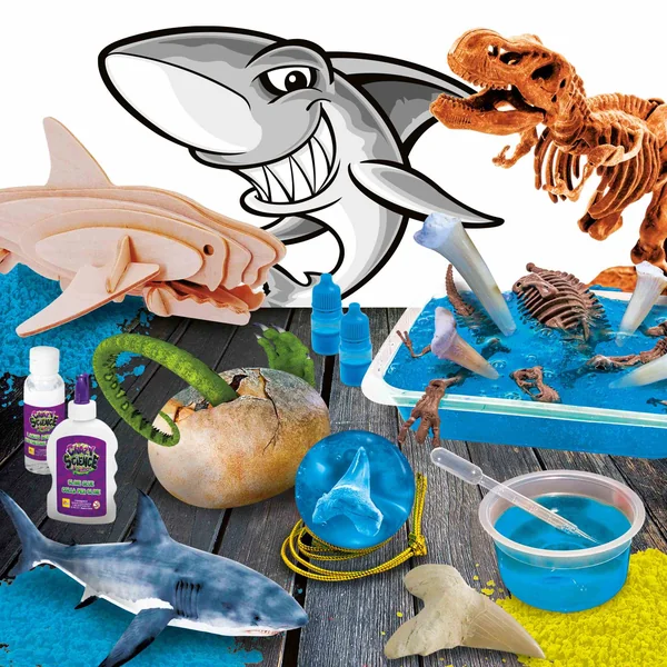Lisciani - Crazy Science - Rekiny i dinozaury (581158) - zdjęcie 2