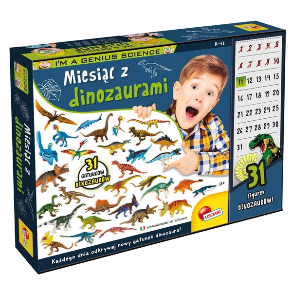 Lisciani - Miesiąc z dinozaurami (304-PL107506)