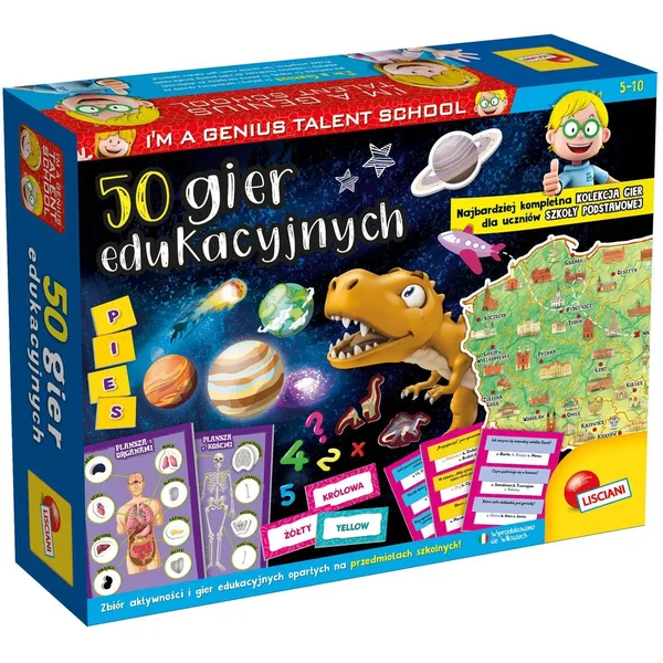 Lisciani - 50 gier edukacyjnych (733056)