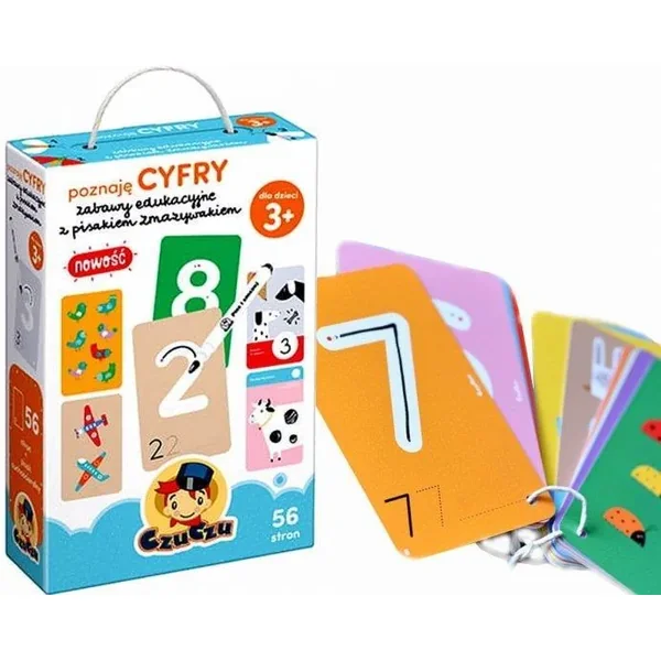 Bright Junior Media - CzuCzu Poznaję cyfry. Zabawy edukacyjne z pisakiem (319751) - zdjęcie 2
