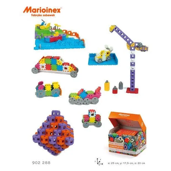 Marioinex - Mini Waffle 500 elementów (902288) - zdjęcie 4