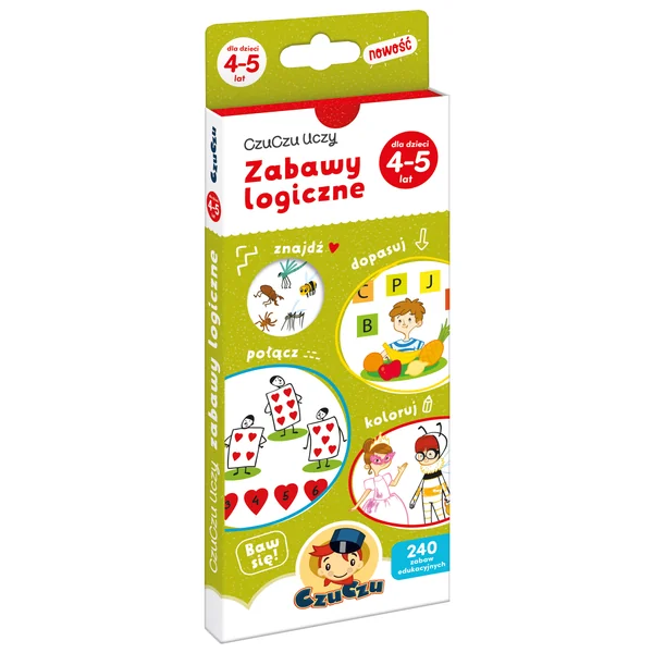 CzuCzu - Uczy Zabawy logiczne dla dzieci od 4-5 lat (499672)