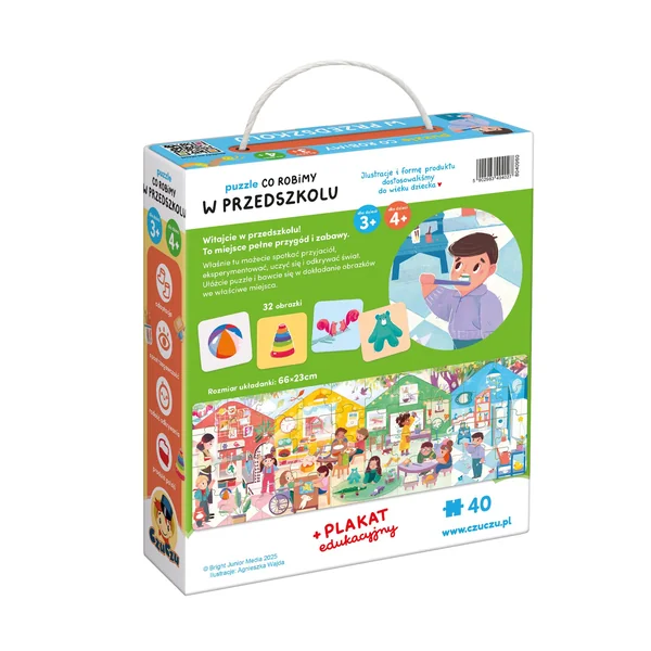 Bright Junior Media - CzuCzu Puzzle Co robimy w przedszkolu 3+ 4+ (707313) - zdjęcie 2