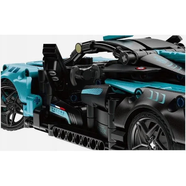 iM.Master - Klocki Wyścigówka Blu zdalnie sterowana 439 elementów - zdjęcie 3