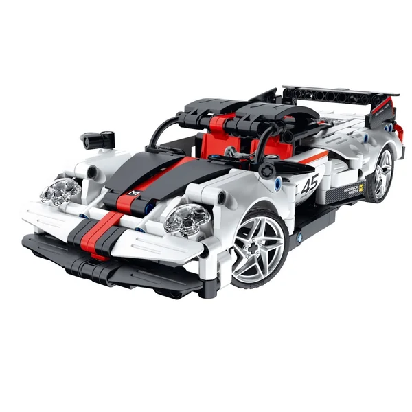 iM.Master - Klocki Wyścigówka biała zdalnie sterowana 476 elementów - zdjęcie 2