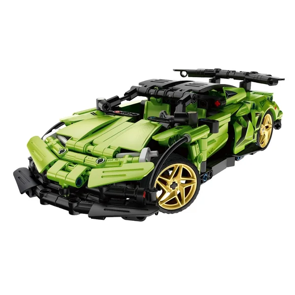 iM.Master - Klocki Wyścigówka lime zdalnie sterowana 429 elementów - zdjęcie 2