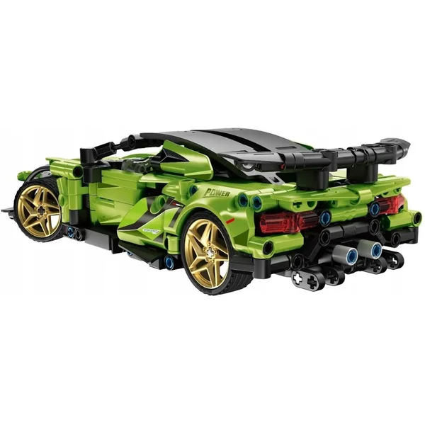 iM.Master - Klocki Wyścigówka lime zdalnie sterowana 429 elementów - zdjęcie 3