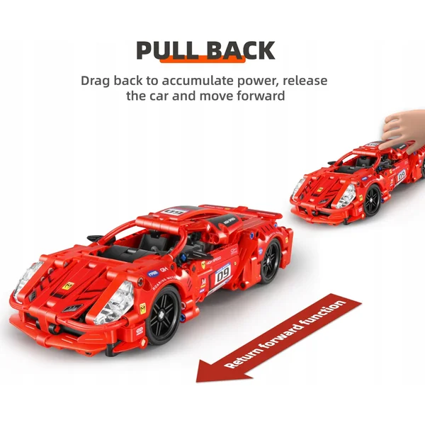 iM.Master - Klocki Super Auto czerwone 437 elementów (5812) - zdjęcie 7