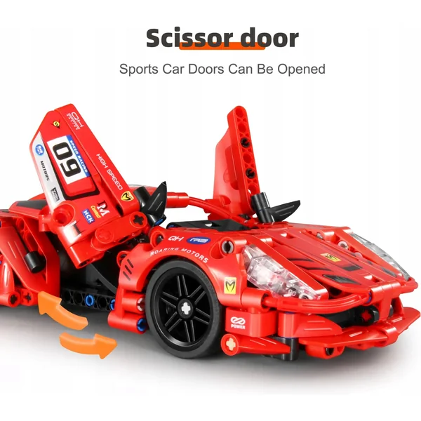 iM.Master - Klocki Super Auto czerwone 437 elementów (5812) - zdjęcie 8