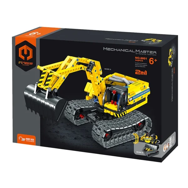 iM.Master - Klocki 2w1 Koparka Robot 342 elementy (30865141)