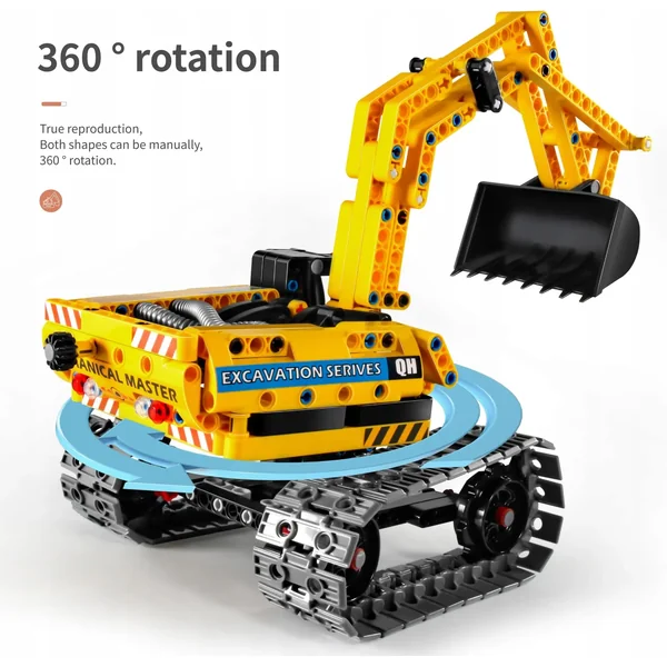 iM.Master - Klocki 2w1 Koparka Robot 342 elementy (30865141) - zdjęcie 7