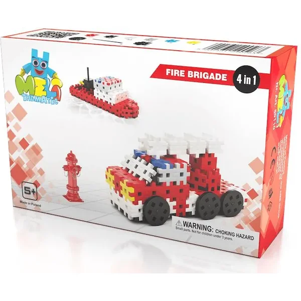Meli - Klocki Thematic Wozy Strażackie 4W1 (50110)