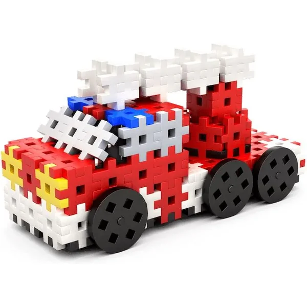 Meli - Klocki Thematic Wozy Strażackie 4W1 (50110) - zdjęcie 2