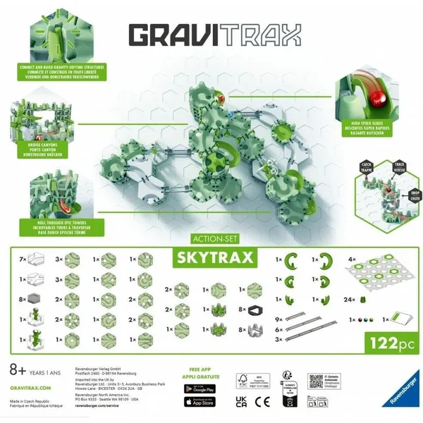 Ravensburger - Zestaw startowy Gravitrax Skytrax M (710064) - zdjęcie 3
