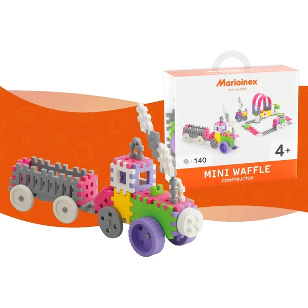 Marioinex - Mini Waffle Konstruktor Dziewczynka (902837) - zdjęcie 4