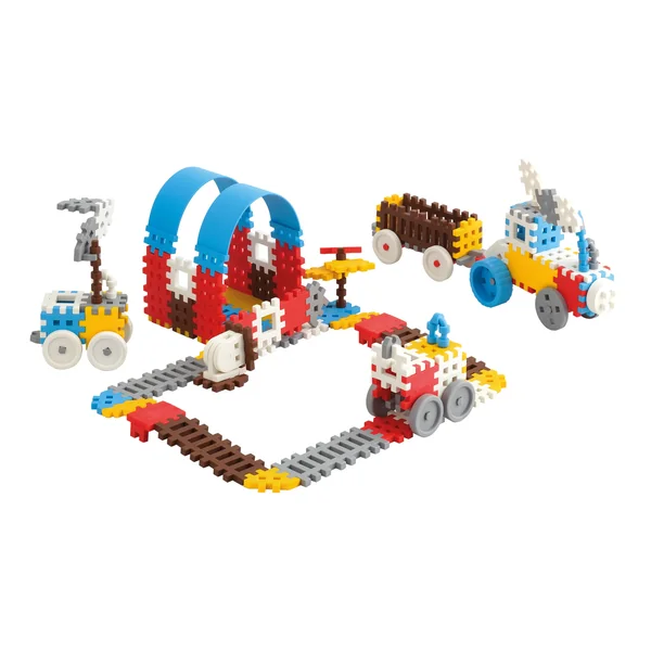 Marioinex - Mini Waffle 140 elementów Konstruktor Chłopiec (301311) - zdjęcie 2