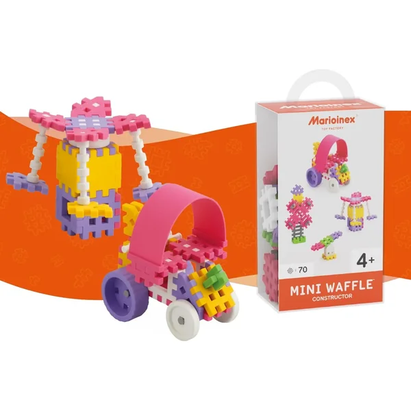 Marioinex - Mini Waffle Konstruktor Dziewczynka (902813) - zdjęcie 4