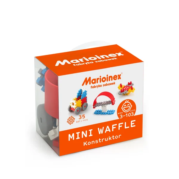 Marioinex - Mini Waffle 35 elementów Konstruktor (902790) - zdjęcie 2