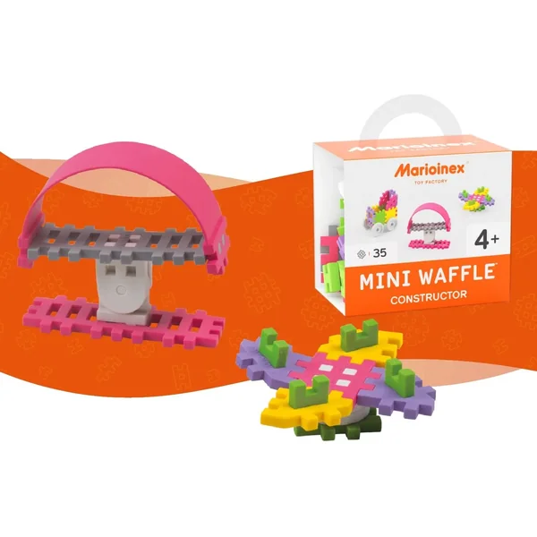 Marioinex - Mini Waffle 35 elementów Konstruktor (902790) - zdjęcie 3