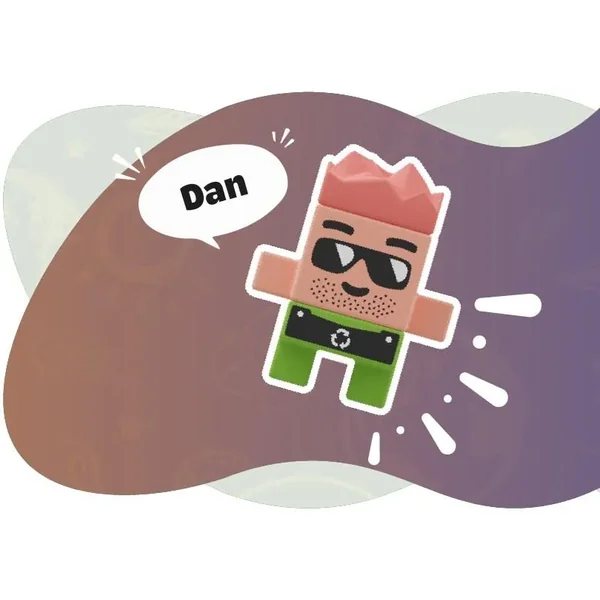 Marioinex - Klocki konstrukcyjne Waffle mini City Śmieciarka (903131) - zdjęcie 3