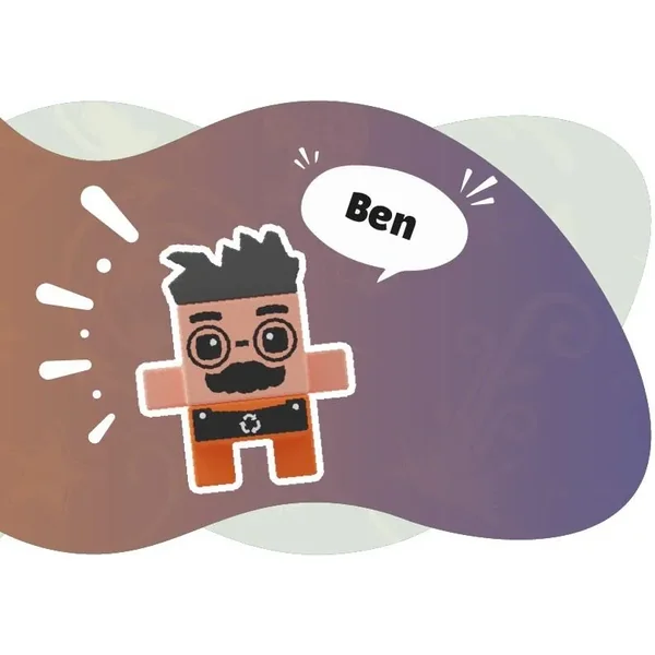 Marioinex - Klocki konstrukcyjne Waffle mini City Śmieciarka (903131) - zdjęcie 5