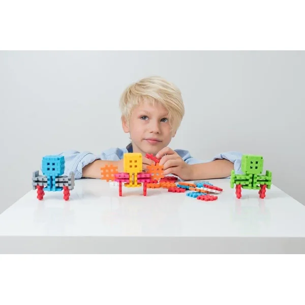 Marioinex - Klocki konstrukcyjne mini pastel 140 elementów (903650) - zdjęcie 3