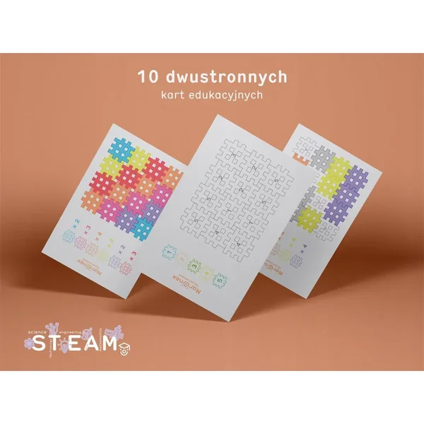 Marioinex - Klocki konstrukcyjne mini pastel 500 elementów (903629) - zdjęcie 3