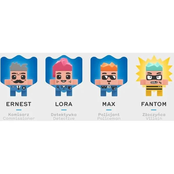 Marioinex - Klocki Mini Waffle City Posterunek Policji 280 elementów (905852) - zdjęcie 5