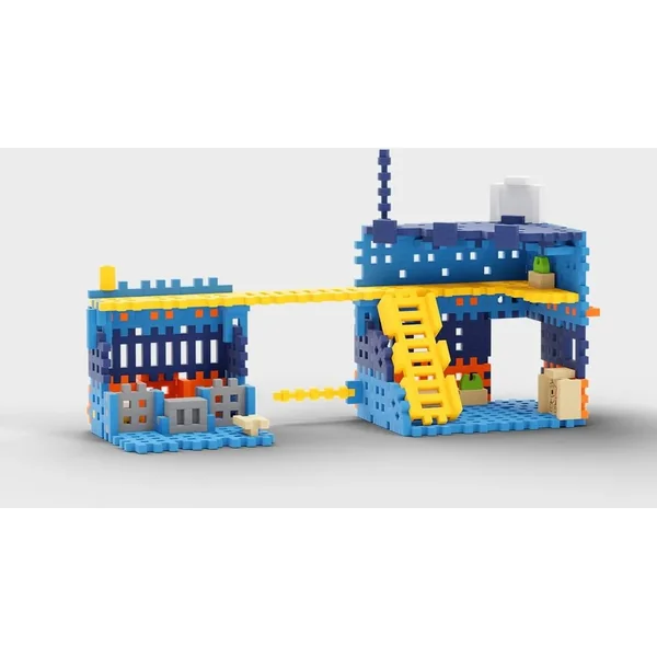 Marioinex - Klocki Mini Waffle City Posterunek Policji 280 elementów (905852) - zdjęcie 7