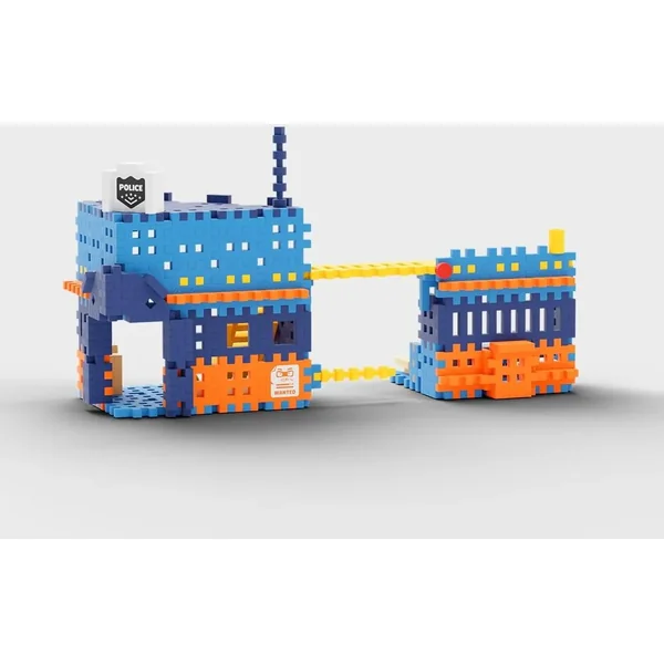 Marioinex - Klocki Mini Waffle City Posterunek Policji 280 elementów (905852) - zdjęcie 9