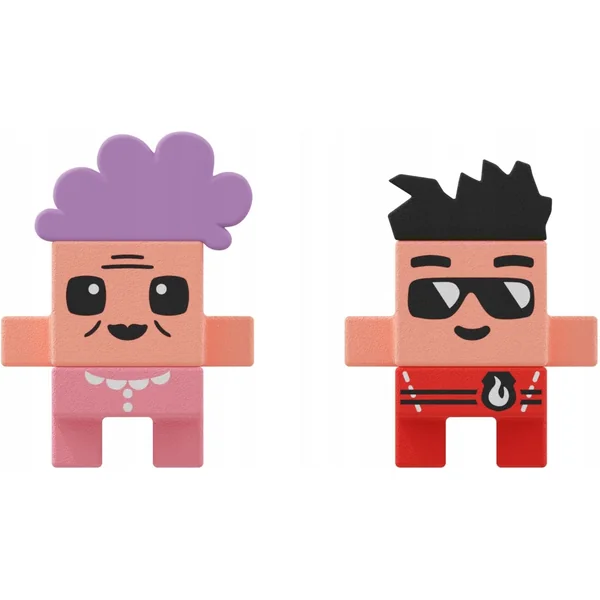 Marioinex - Klocki konstrukcyjne Mini Waffle City Wóz Strażacki 80 elementów (903193) - zdjęcie 3