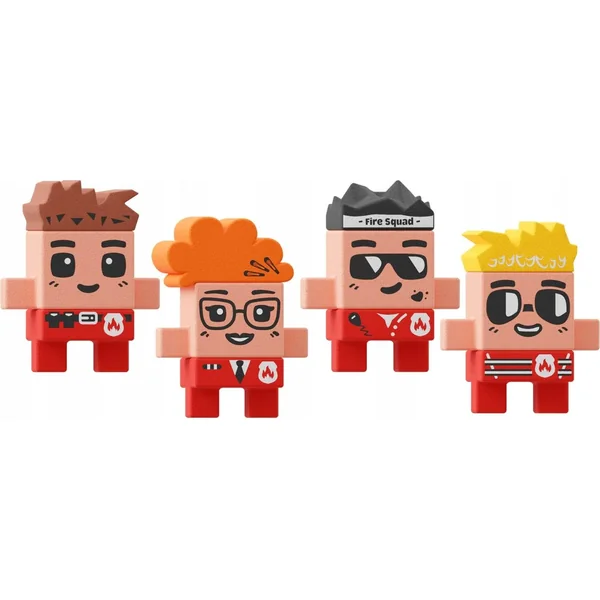 Marioinex - Klocki konstrukcyjne Waffle mini City Remiza Strażacka 280 elementów (30861076) - zdjęcie 2