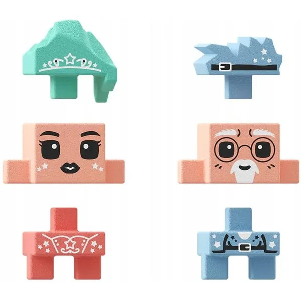 Marioinex - Klocki konstrukcyjne Waffle mini Księżniczka Magiczna Wieża (905807) - zdjęcie 6