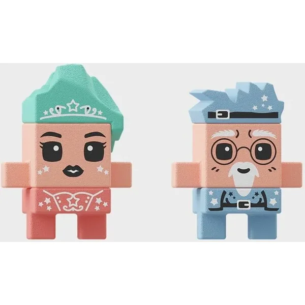 Marioinex - Klocki konstrukcyjne Waffle mini Księżniczka Magiczna Wieża (905807) - zdjęcie 7